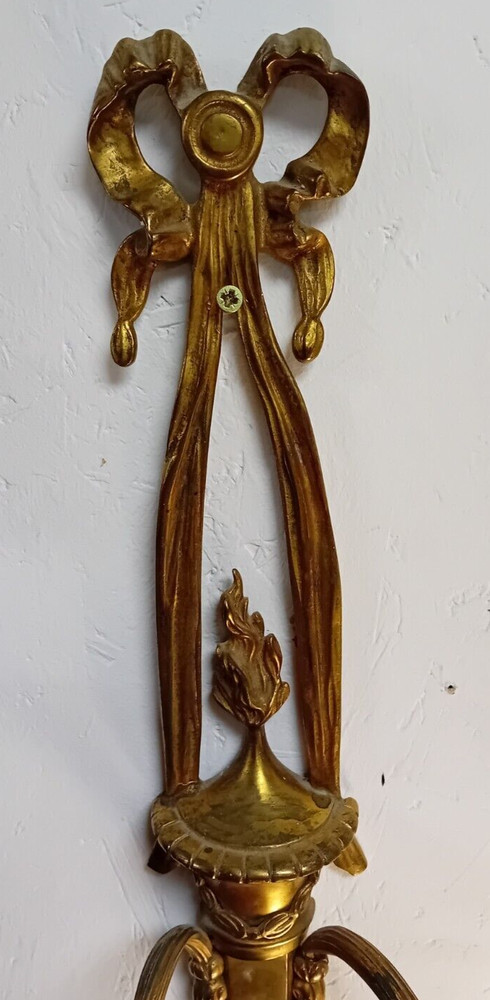 Early 20th Century Brass Wall Light