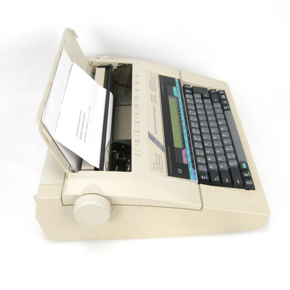 Sears Roebuck Portable Word Processing Typewriter 10K Text Memory - GC