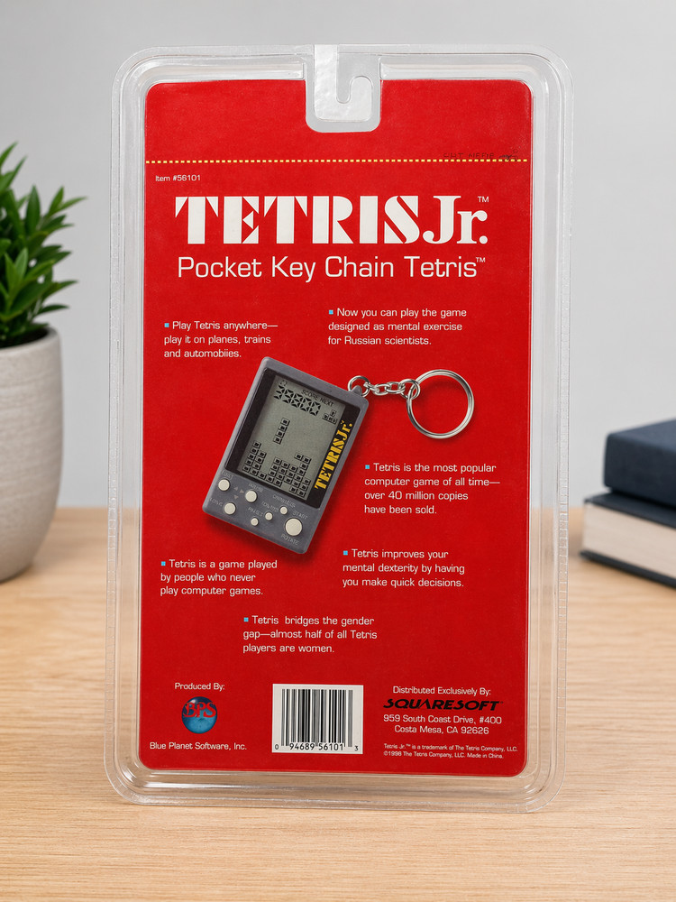 Squaresoft Tetris Jr. Pocket Keychain