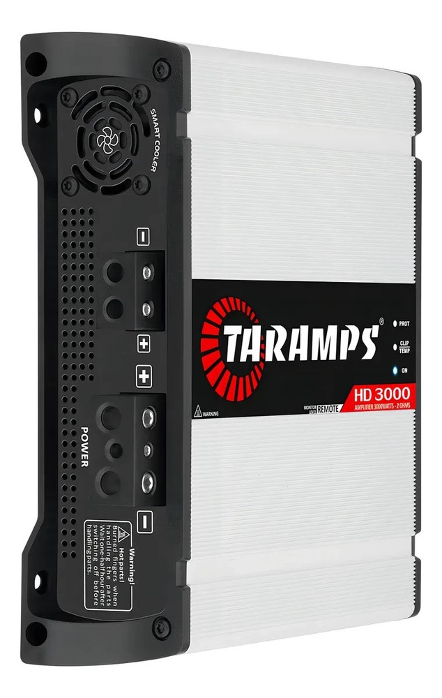 TARAMPS HD 3000 - 2ohm + TS 400x4 - 2ohm + Control TLC 3000 - Eletronics Car.