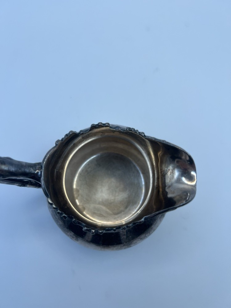 Reed And Barton Silver Plated Small Pitcher Ornate Handle