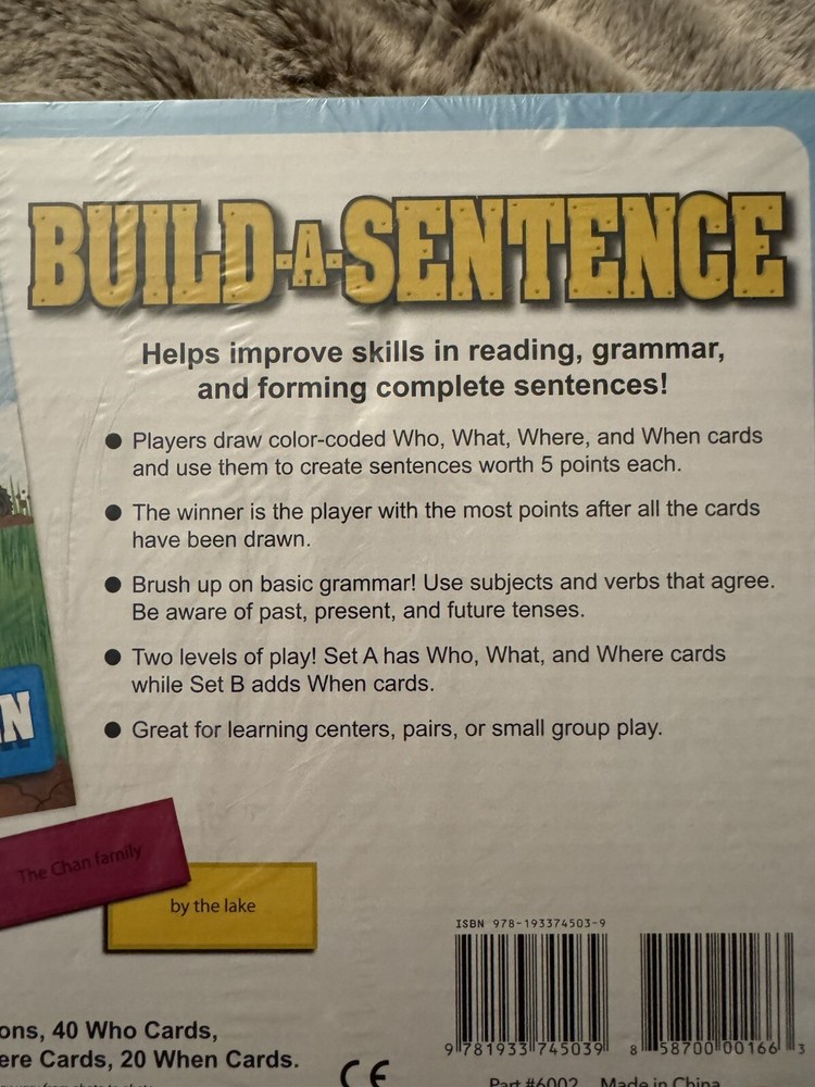 Learning Advantage Build-A-Sentence
