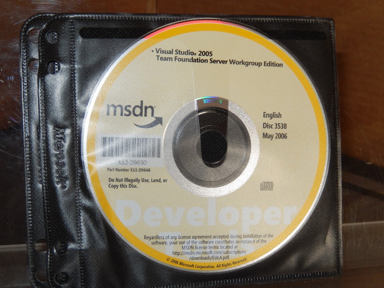 MICROSOFT MSDN DISC 3538 MAY 2006 - ENGLISH VISUAL STUDIO 2005