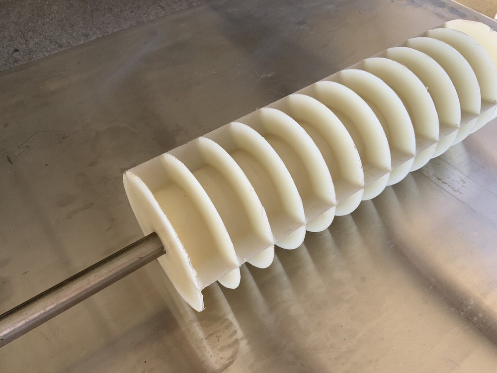 Moline plastic Long John Eclair Doughnut Cutter for cutting table Pastry