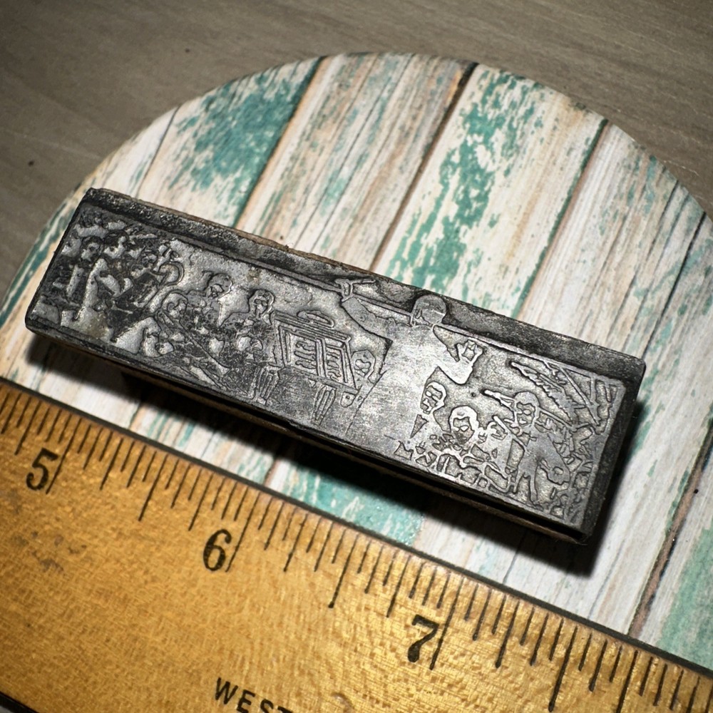 Printing Block ( Man Conducting Orchestra )