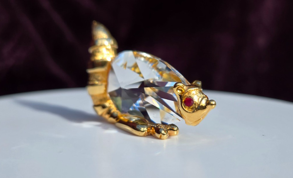 Swarovski Trimlite Small Racoon Figurine