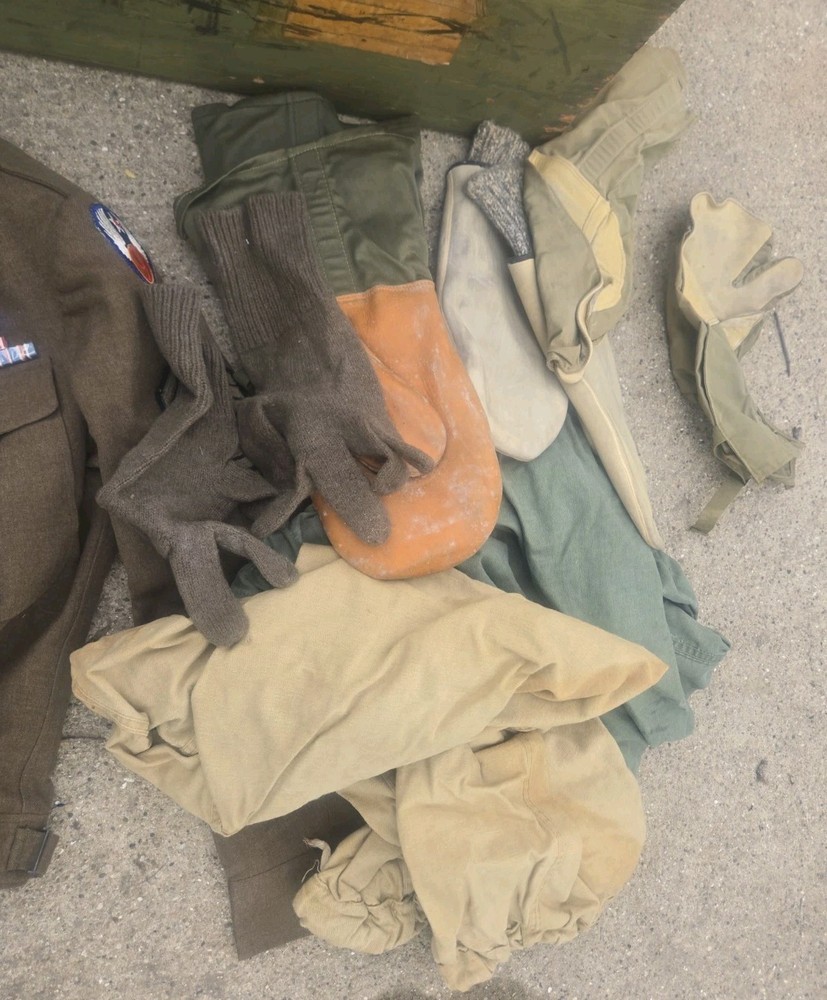 WWII 8th Infantry Division / 9th Air Force Transitional Af Uniform Grouping Idd