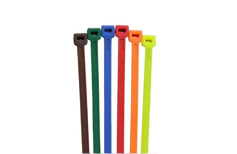 500 Cable Ties 8" Multi Color 75LB Cable Zip Tie Down Strap Wire Nylon Wrap