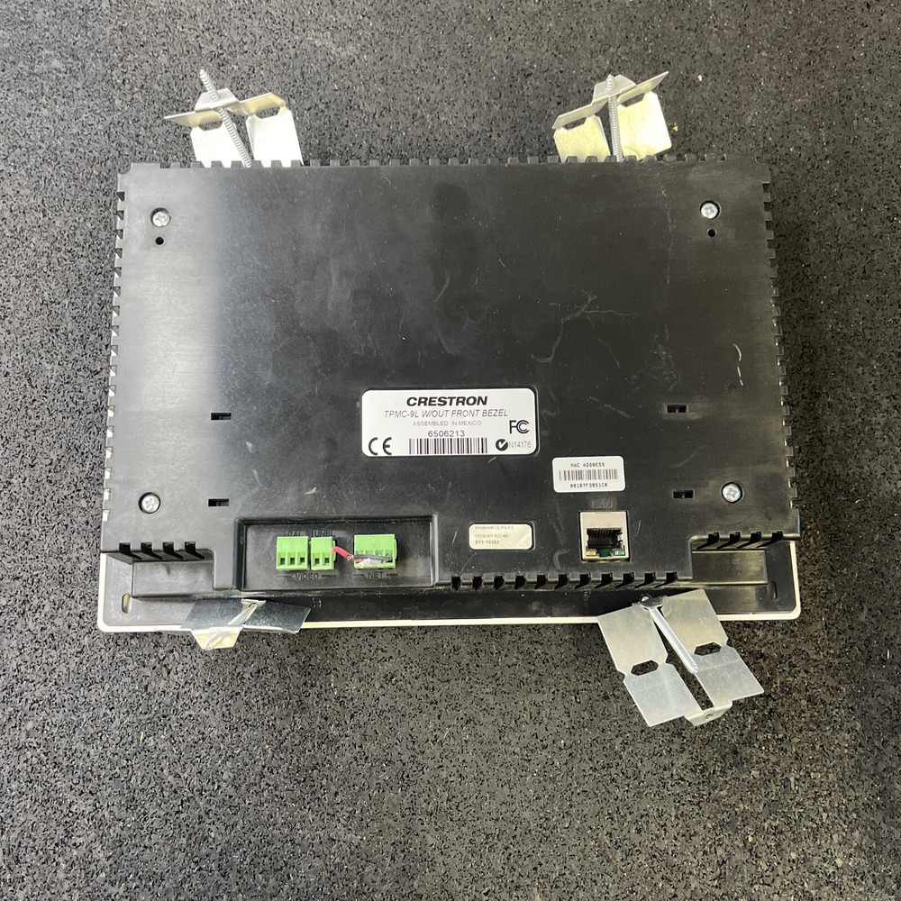 CRESTRON 9" TPMC-9L White Touch Panel with Bezel