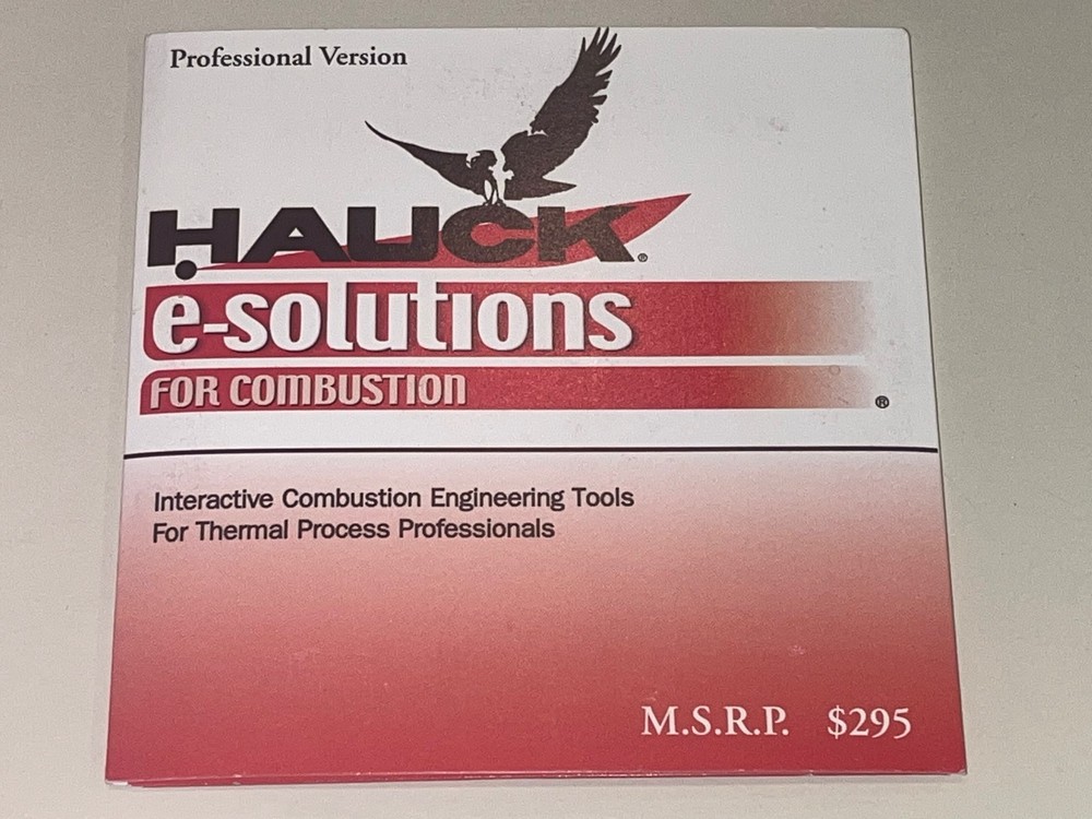 NEW HAUCK e-SOLUTIONS CD Disc. Professional Version Thermal Engineering Tool
