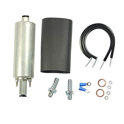 High Flow Pressure External Inline 255LPH Fuel Pump With Installation Kit