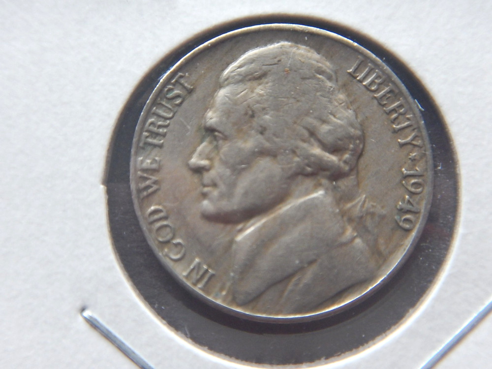 1949 (D) Jefferson Nickel