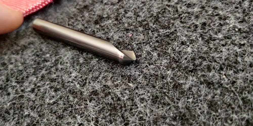 SGS 1/4" 90 DEGREE SINGLE FLUTE SOLID CARBIDE COUNTERSINK 74207