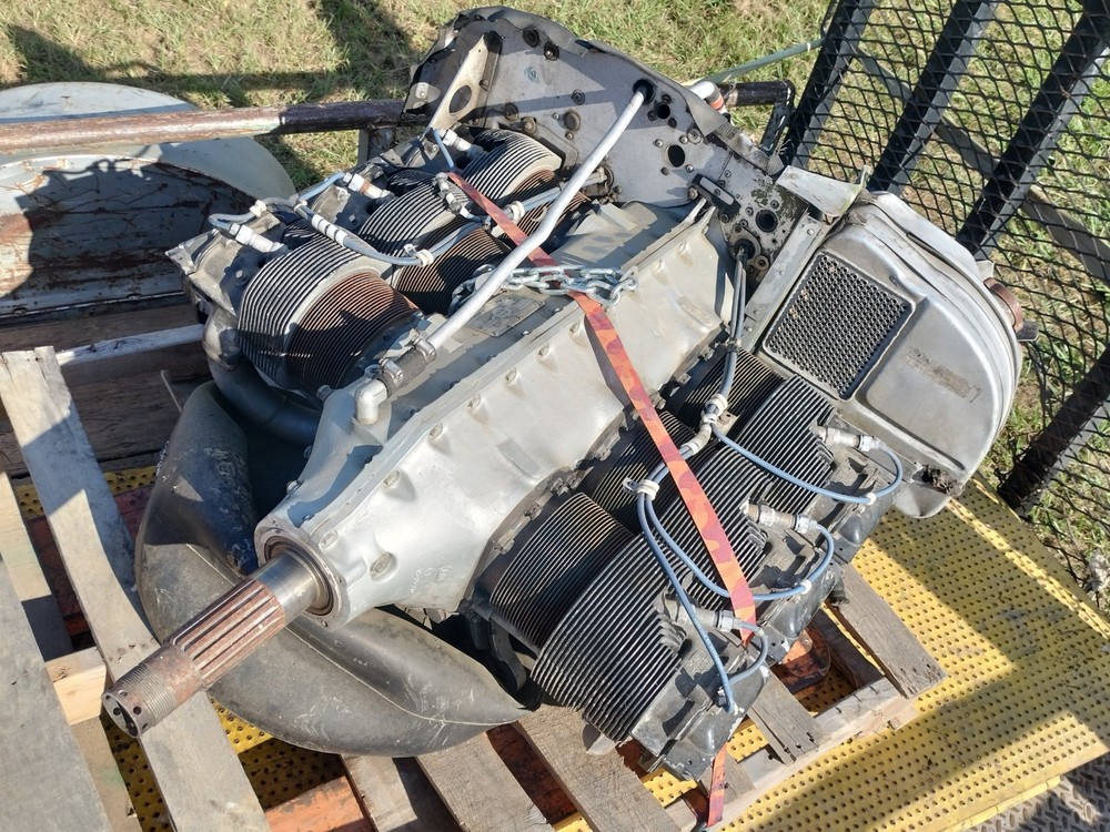 Continental 185 E185 E-185 Airplane Aircraft AirBoat Engine Core - Seized