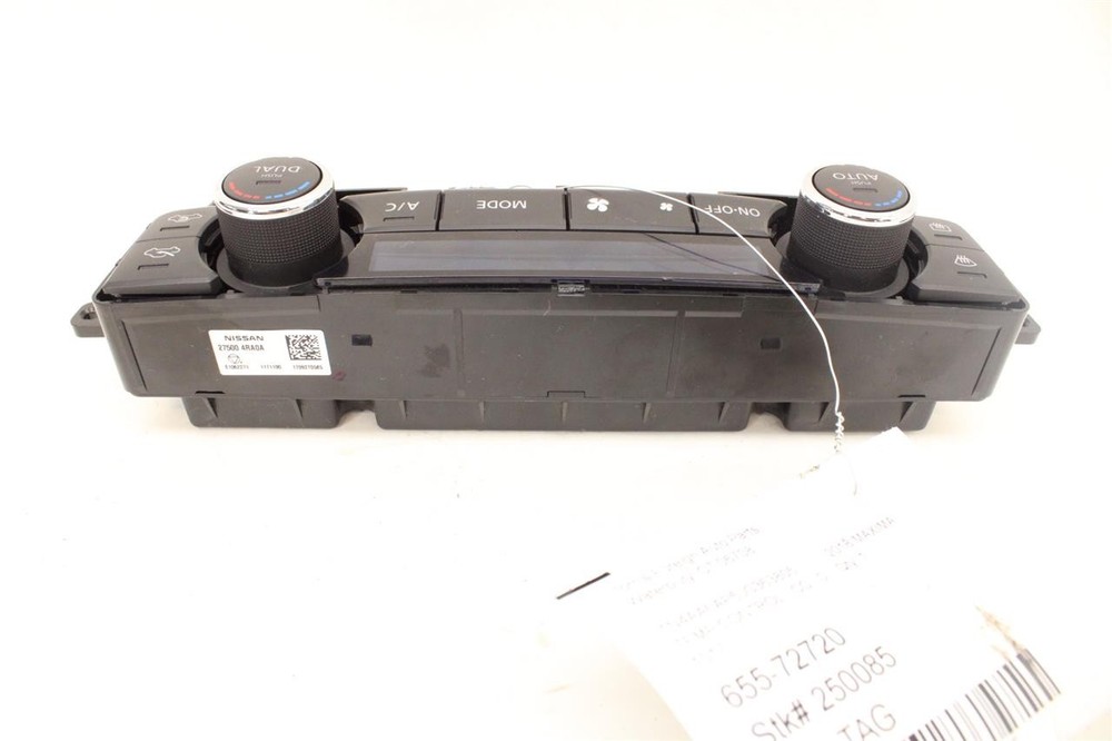 Used A/C Selector Switch fits: 2018 Nissan Maxima automatic AC Grade A