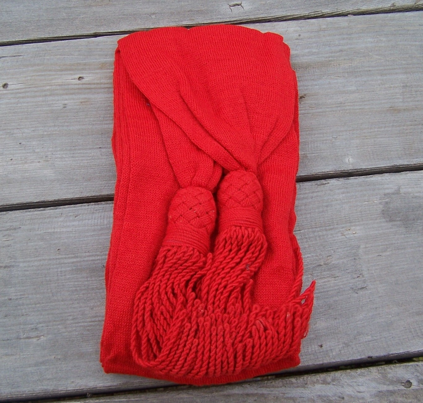 CIVIL WAR OFFICERS RED WOOL SASH