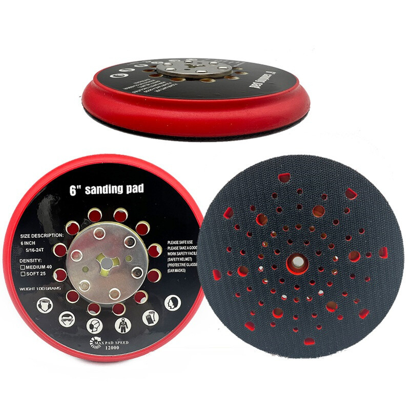 6" Sanding Pad Grinding Plate For Bosch GET 75-6 75-150 65-5, GEX 33-6 34-6