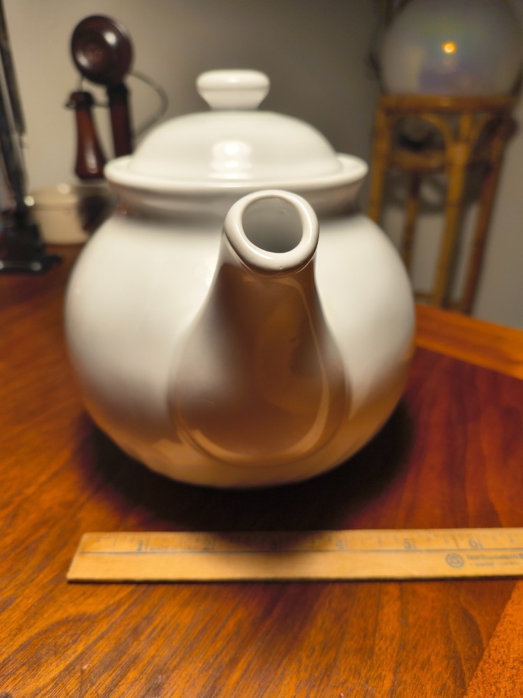 Corelle Coordinates Stoneware Teapot White Enhancement Pattern 1995- 2015