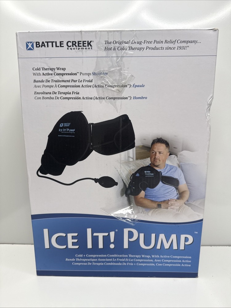 Battle Creek Ice It! Pump Cold & Compression Therapy Wrap Shoulder