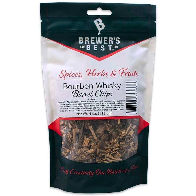 Bourbon Whisky Barrel Chips, 4oz