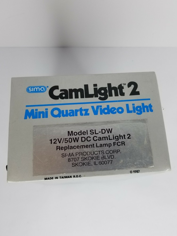 Vintage Sima CamLight 2 Mini Quartz Video Camera