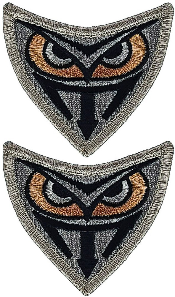 Blade Runner Tyrell Genetic Replicants Owl Logo PATCH | 2PC HOOK BACKING 2.5"