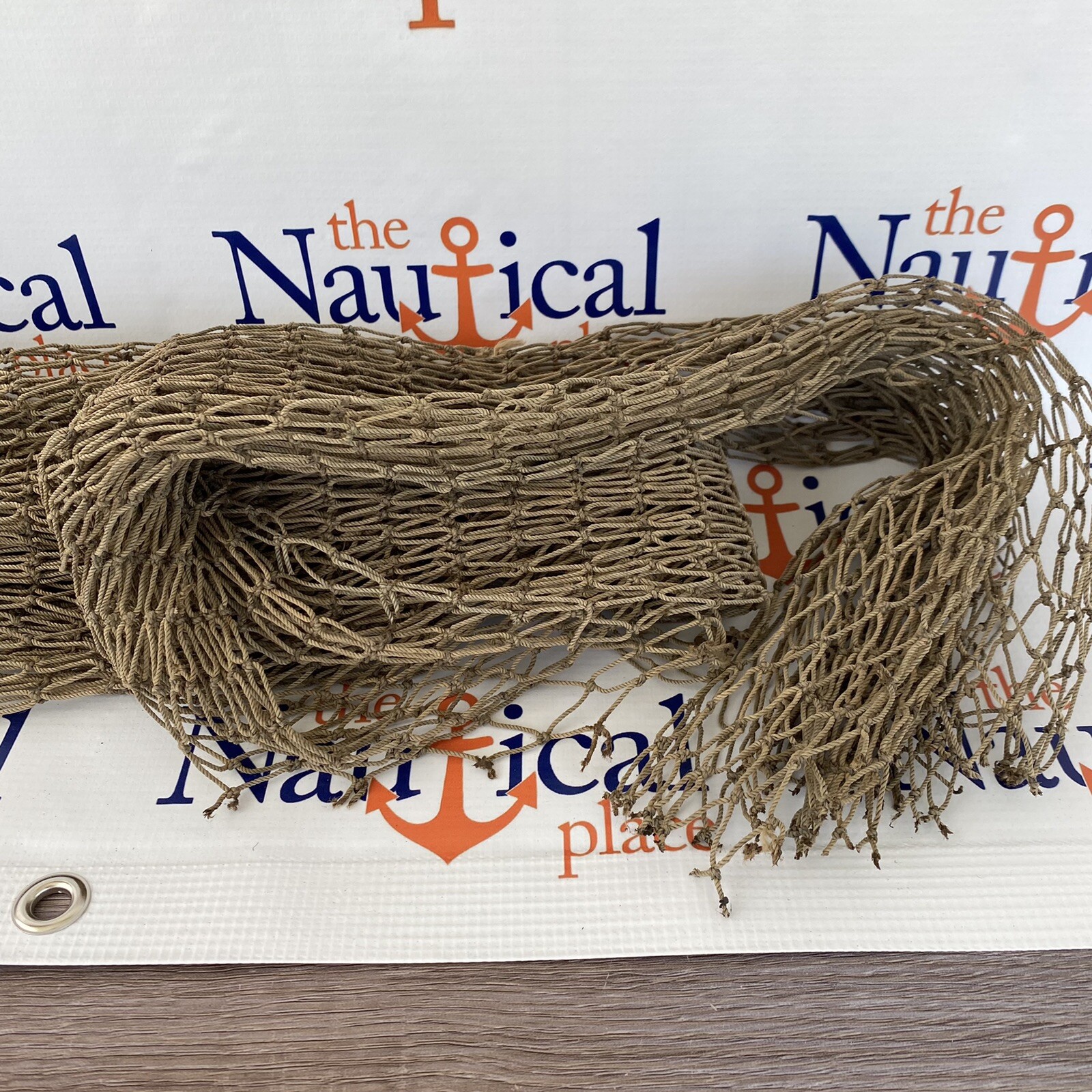 12 lb. Box of Used Fishing Net - Authentic Old Vintage Commercial Fish Netting