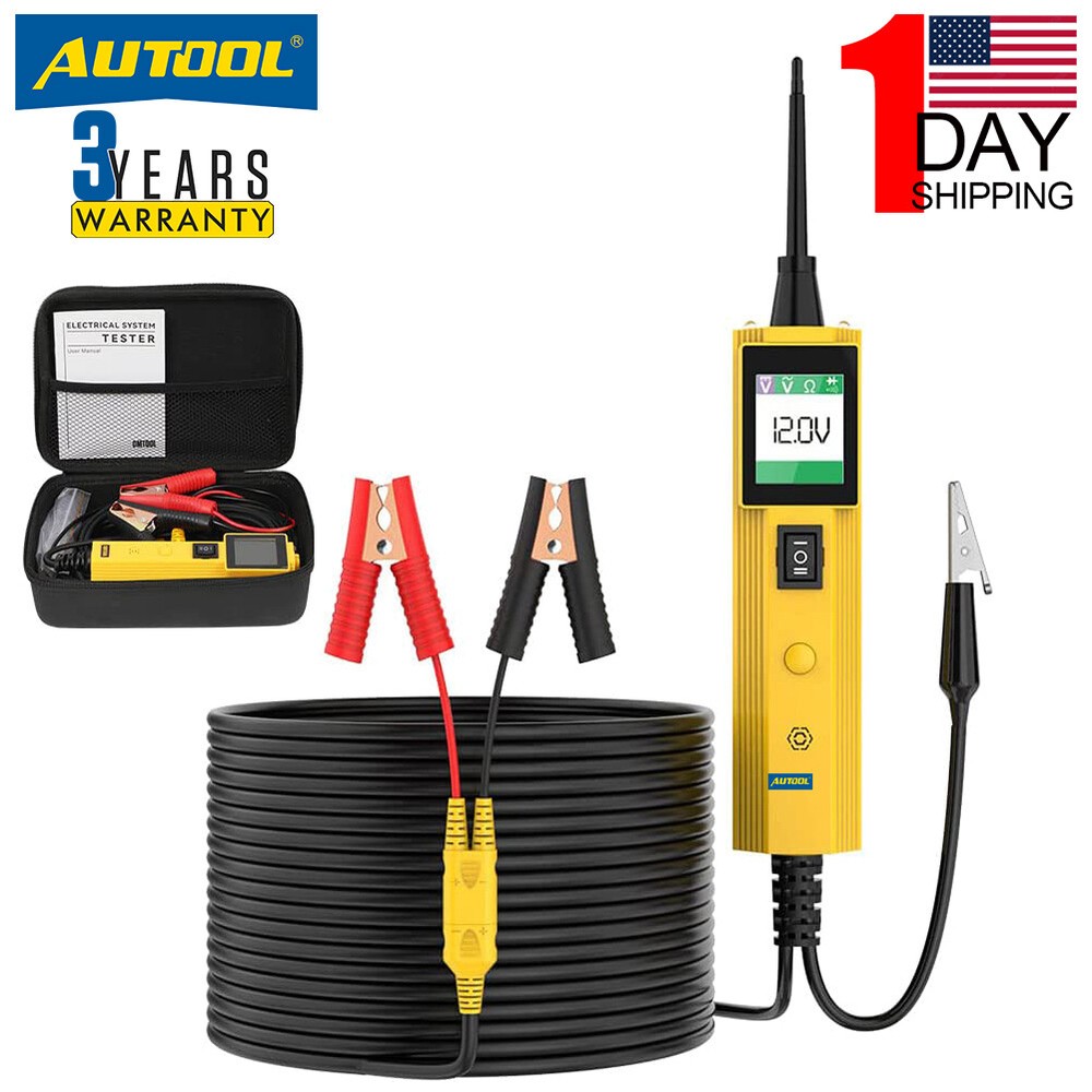 Electrical 24V 12V Car Circuit Tester Probe Kit DC AC Diode Alternator Analyzer