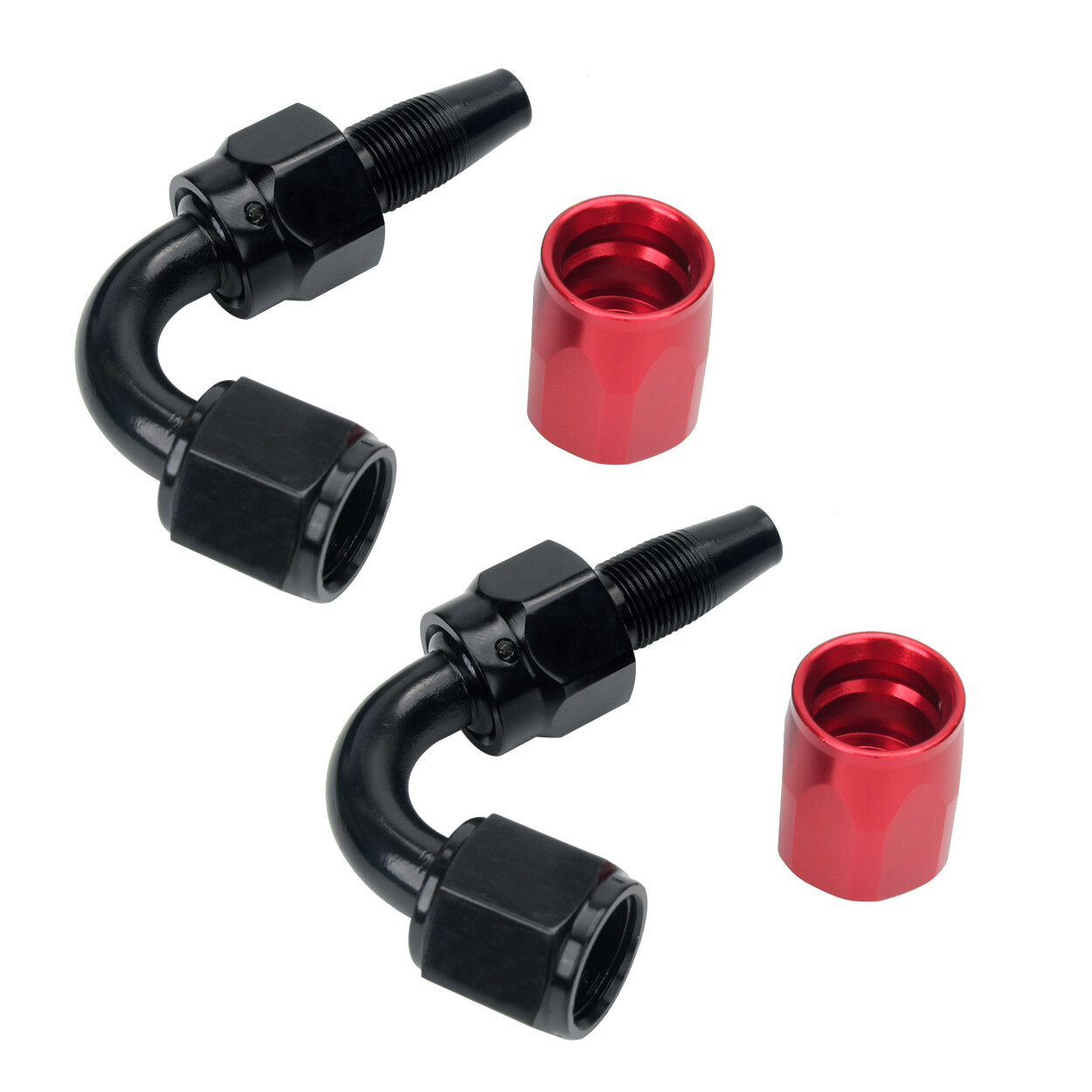 Fuel Line Kit Braided Nylon Fuel Hose 4AN 6AN 8AN 10AN CPE 10FT 20FT Black Red