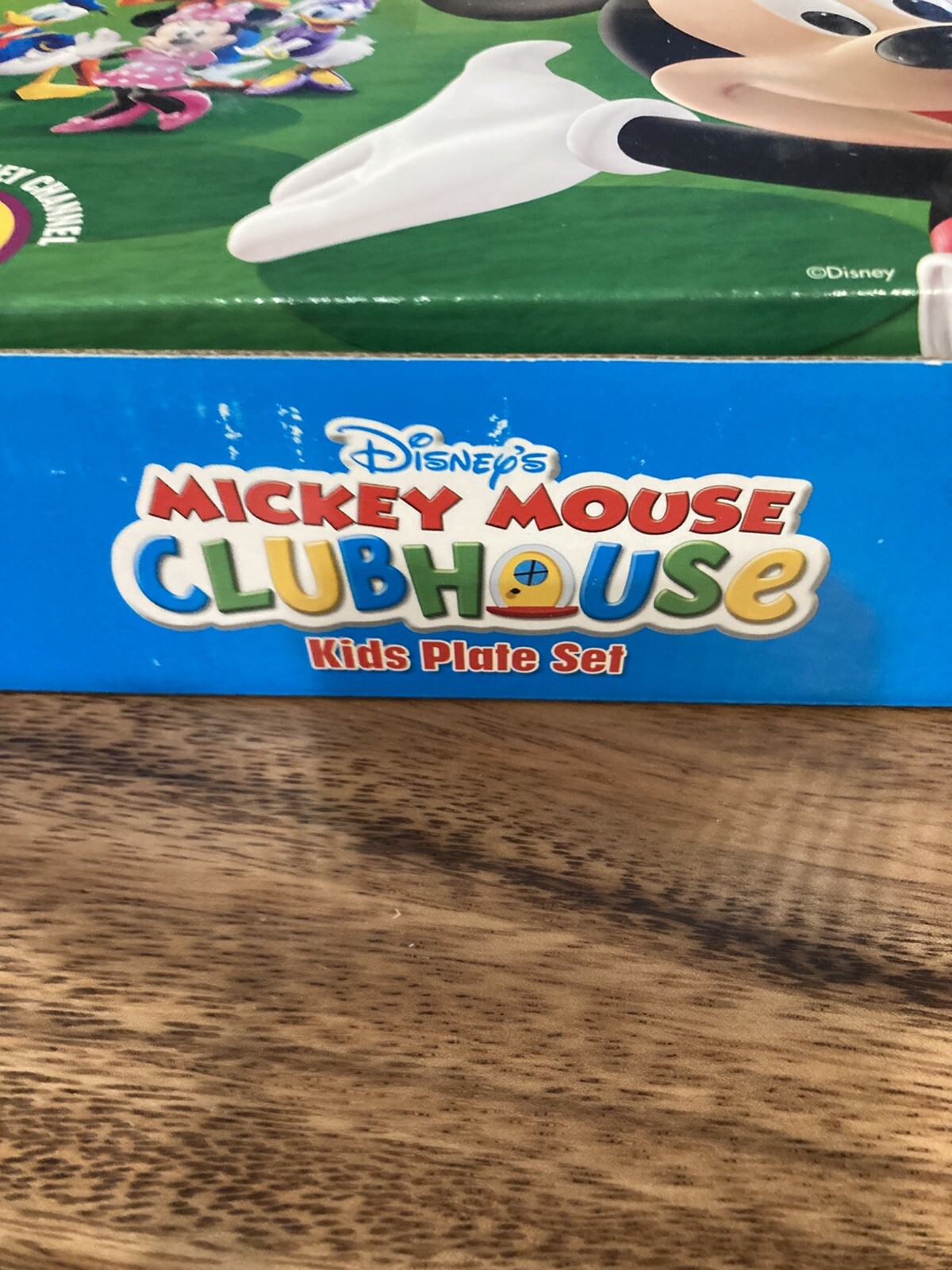 Disney MICKEY MOUSE 3PC Kids Dinnerware Set PLATE BOWL AND SPOON NEW IN BOX