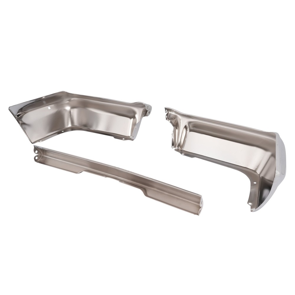 Chrome Front Bumper Panel Replacement Triple Set For Chevy Impala 1963 3PCS