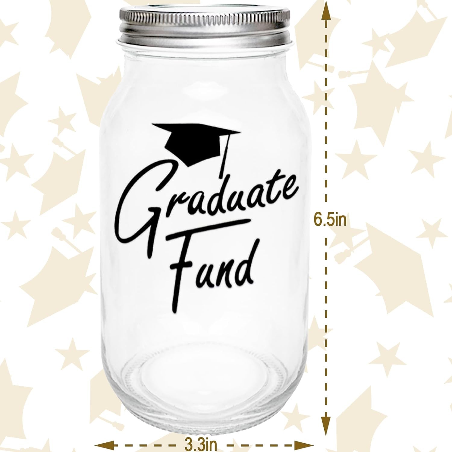 Graduation Gifts 2026 - Personalized Name Mason Jar - Filled with...