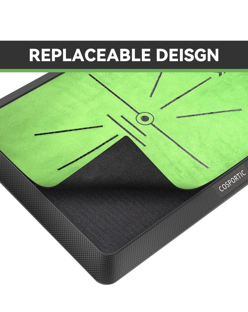 GOLF MAT Golf Hitting Mat, and Golf Training Mat for Swing Path Feedback NEW