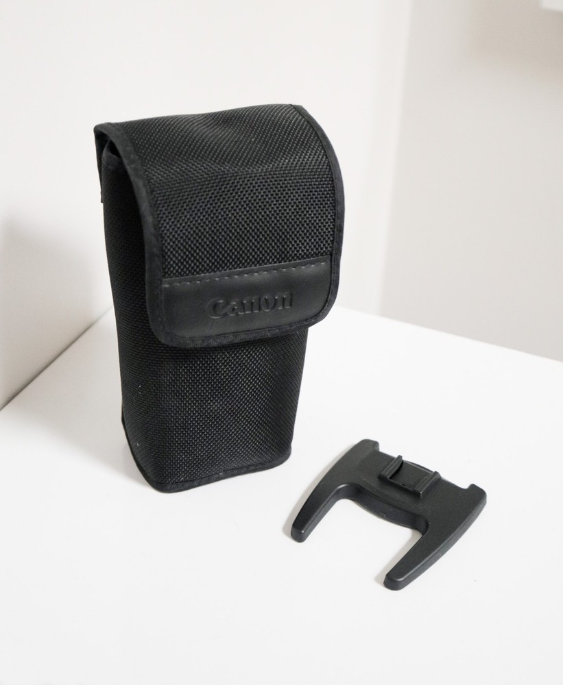 Authentic CANON Shoe Flash Stand Speedlite Base Holder Bracket + 430EX Soft Case