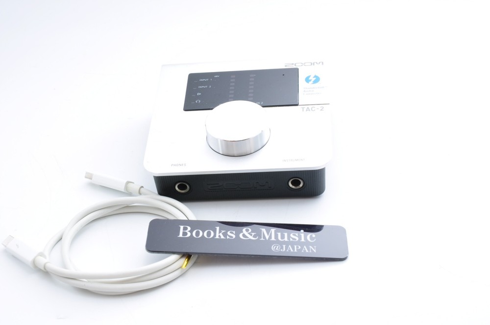 Zoom TAC-2 Thunderbolt Audio Interface ｗ/Cable Working 000366