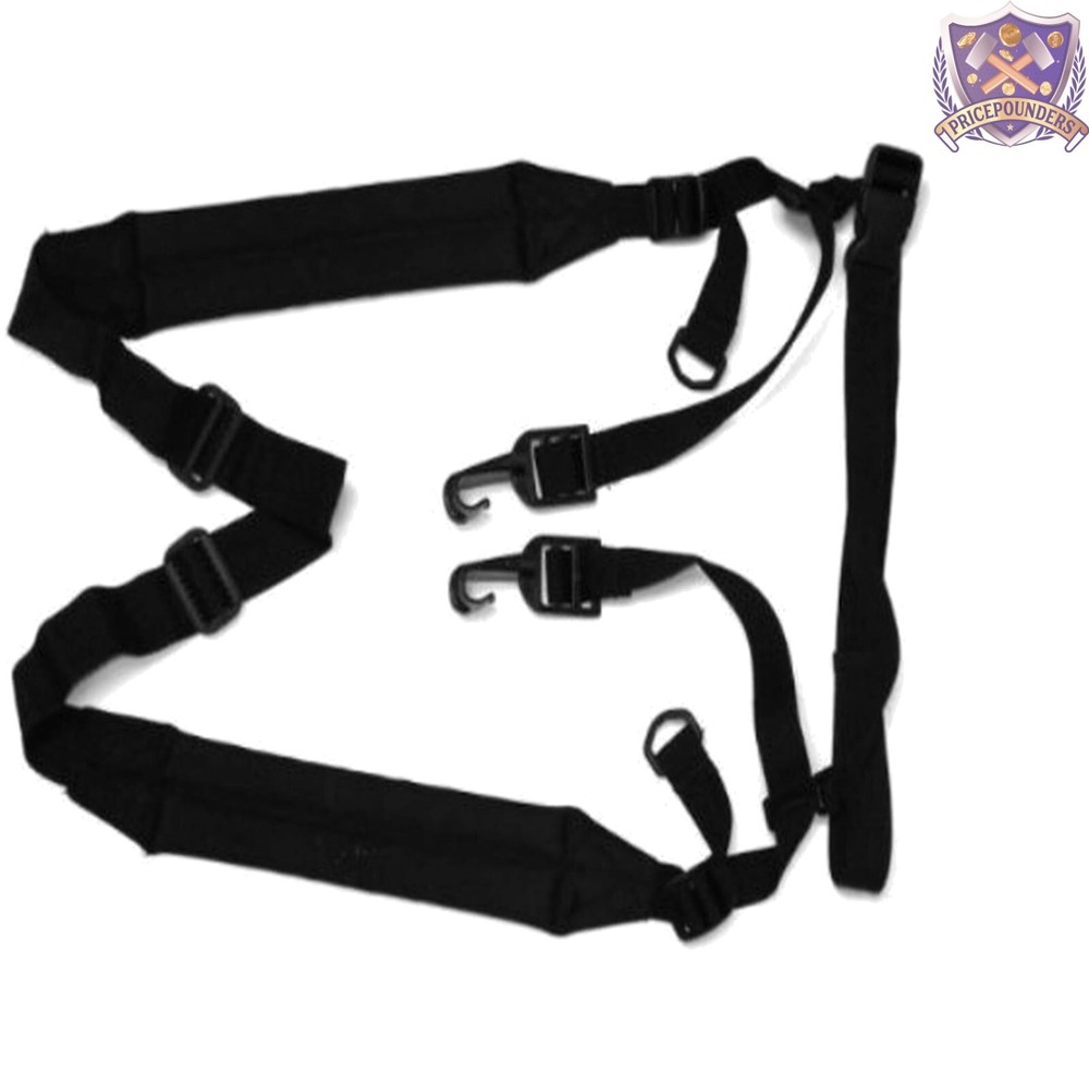 Backpack Sprayer Straps Polyester Black Universal Fit Replacement 2 Pieces
