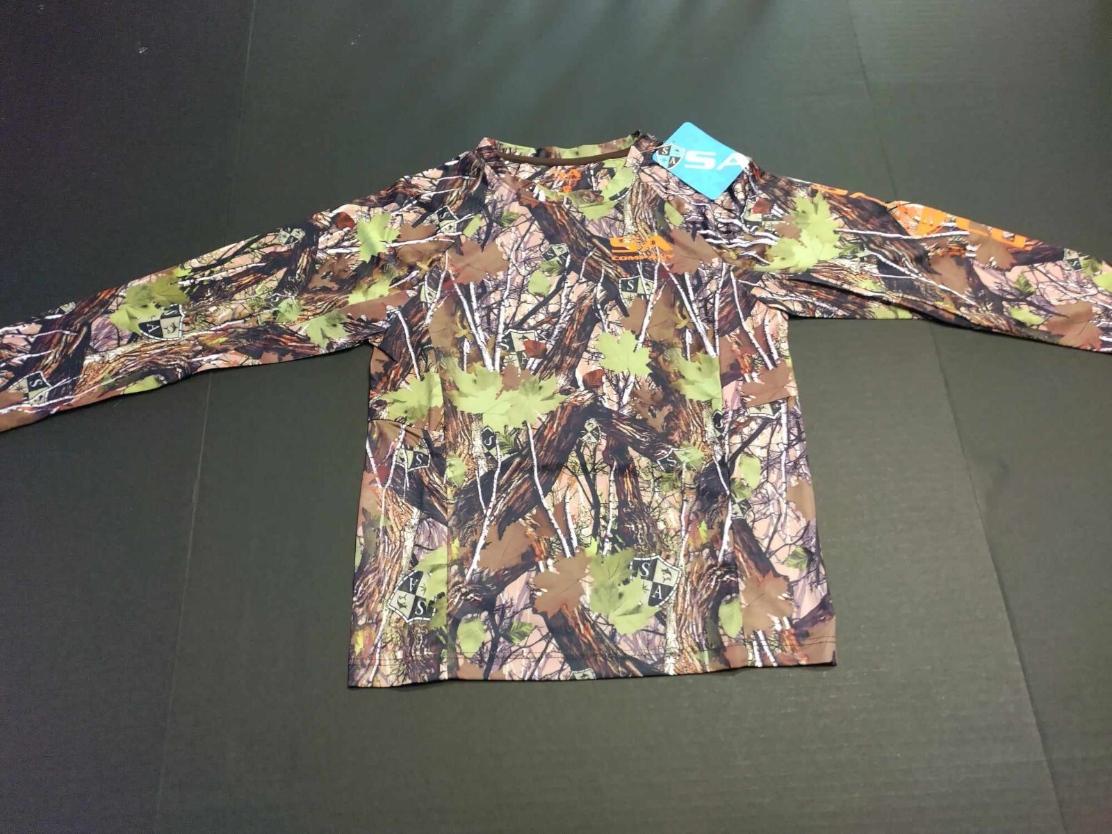 Forest Camouflage Kids Performance Long Sleeve Shirt Dregs Size 2T New