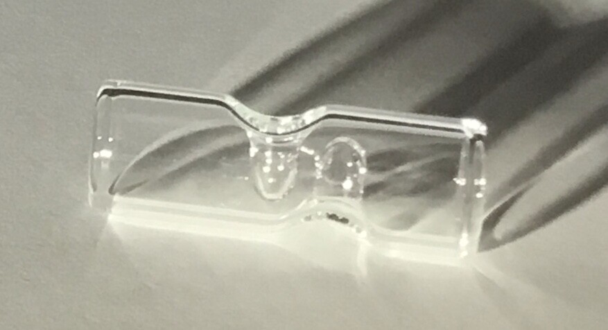 Glass Filter Tips Crutch 12mm x 5 pack