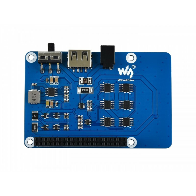 Waveshare Uninterruptible Power Supply UPS HAT For Raspberry Pi Stable 5V