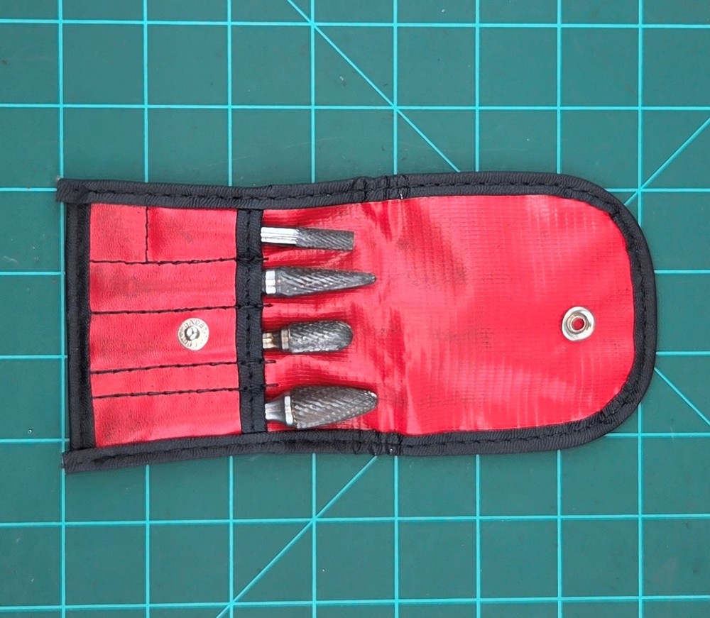 Matco Tools ZX4 1/4" Solid Carbide Burr Set w/ Pouch