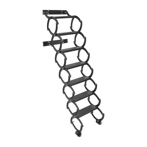 Wall Mounted Folding Ladder Telescoping Step Ladders Retractable Folding Stair