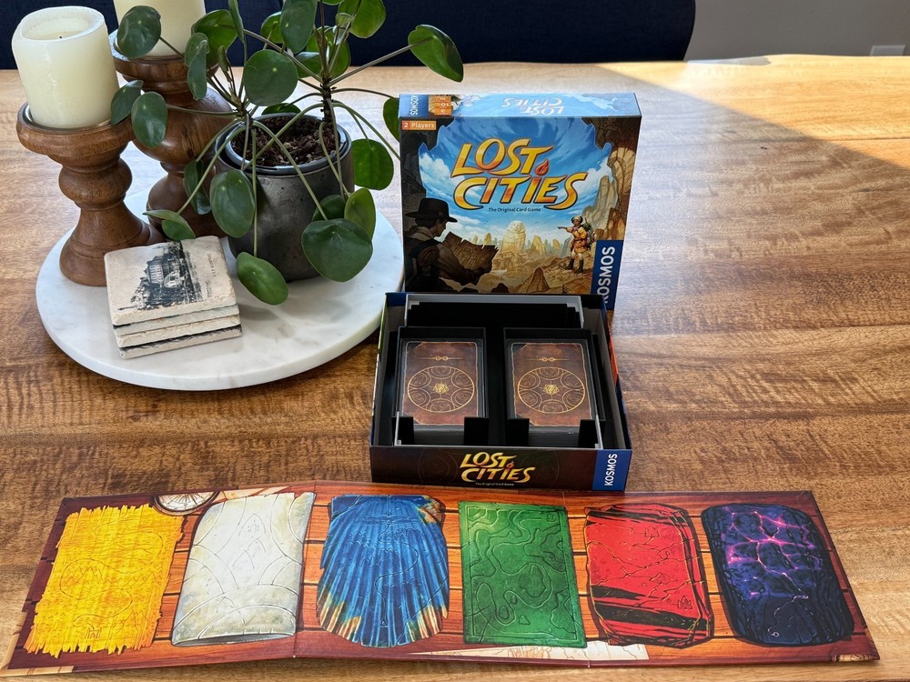 Lost Cities Board Game Insert - With Removeable Card Holders