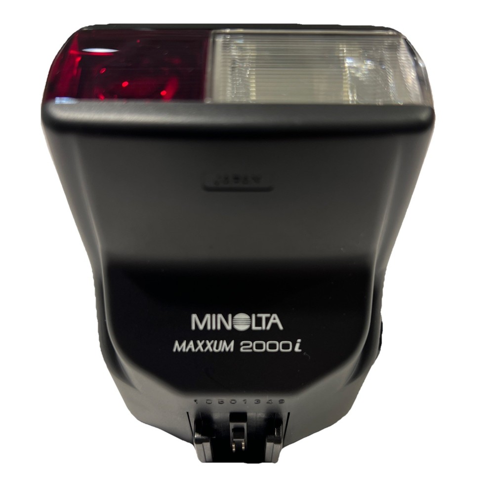 Minolta MAXXUM Program 2000xi Flash Unit For XI Series + Manual Case New-No Box