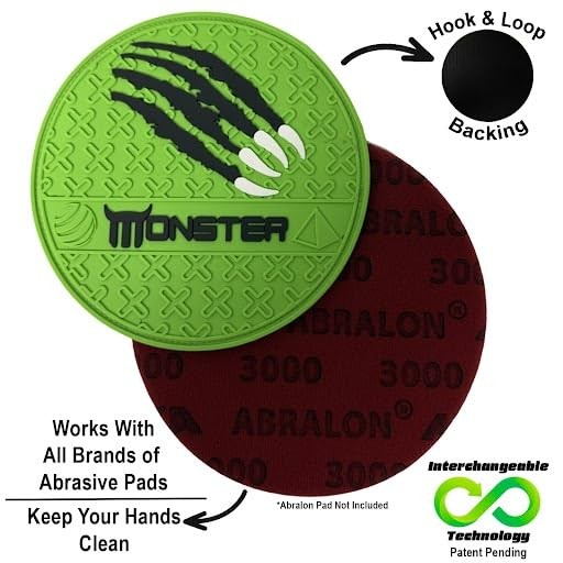 bowlingball.com Monster Interchangeable Bowling Grip Shammy Pad w/Removeable ...