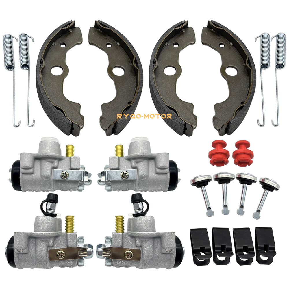 Front Brake Wheel Cylinders W/Shoes Hole Plug Kit for Honda TRX400FW Foreman 400