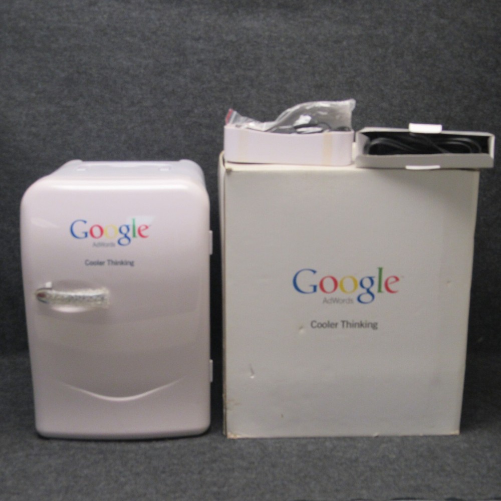 Google AdWords Portable Mini Cooler Warmer Fridge BCR-20A/B/C/D w/ Instructions