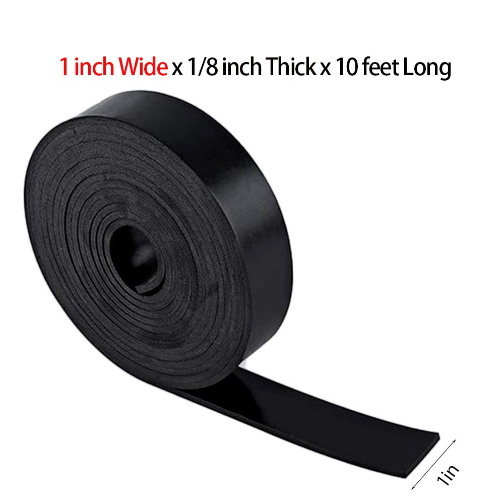 Neoprene Rubber Sheet Solid Rolls Strips Gasket for DIY Gaskets/Pads/Crafts