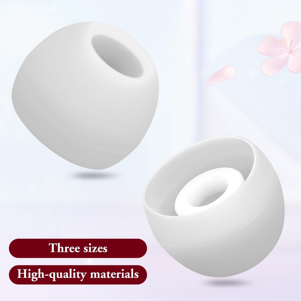 15 Pairs Silicone Ear Bud Replacement Pieces Earbuds Tips Replacement...