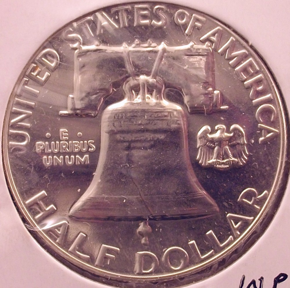 1957 Proof Franklin Half Dollar "90% Silver"