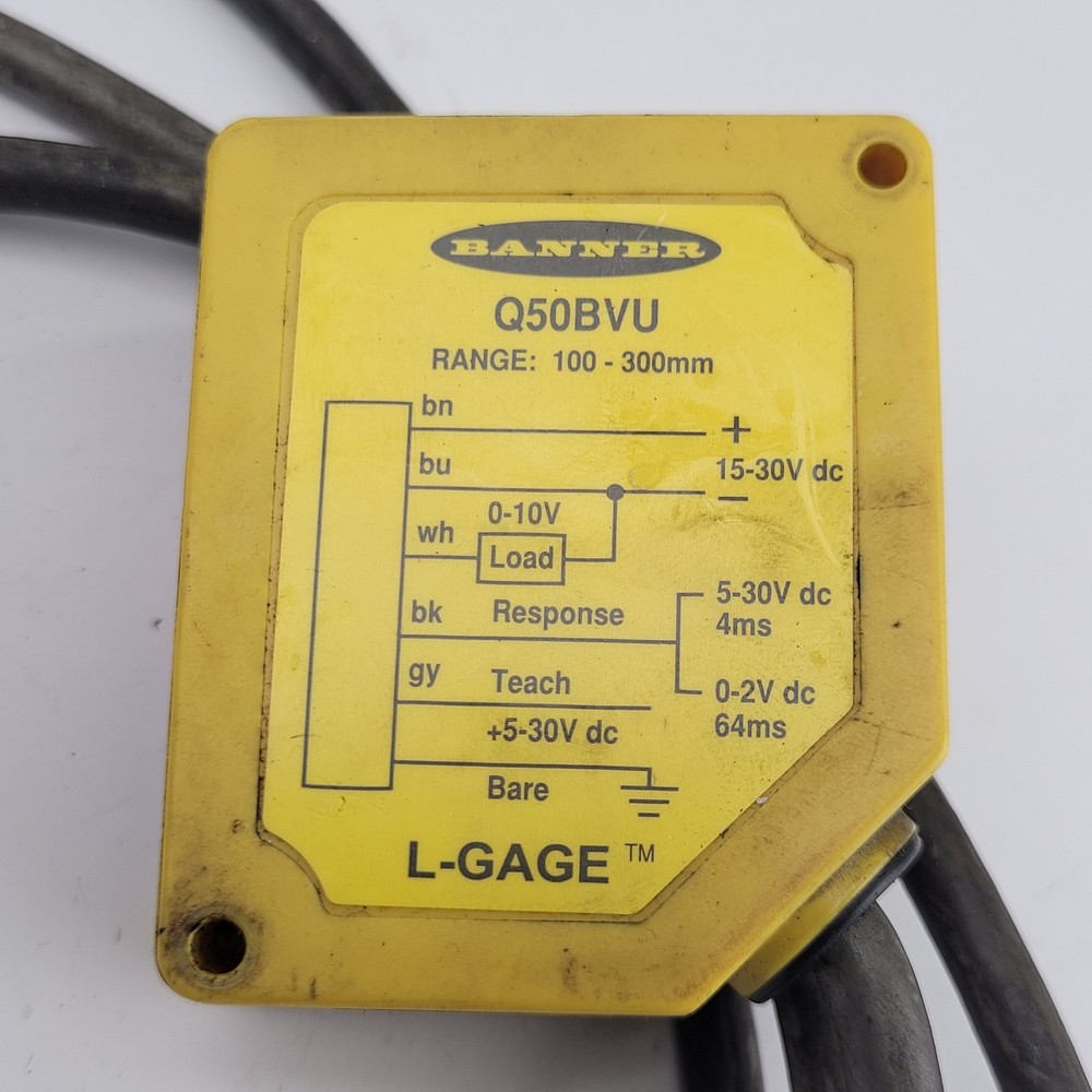 Banner Q50BVU Sensor 100-300mm - USED